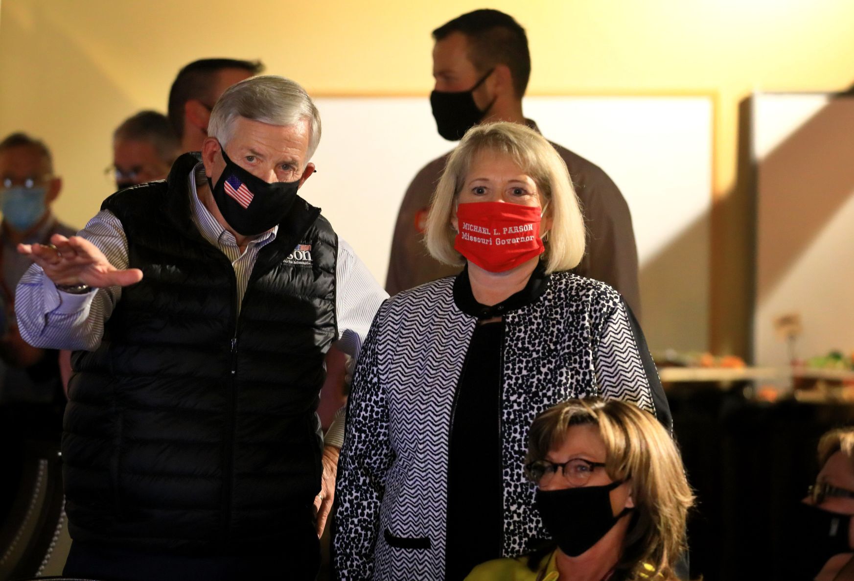 Missouri Gov. Mike Parson 2020 election night